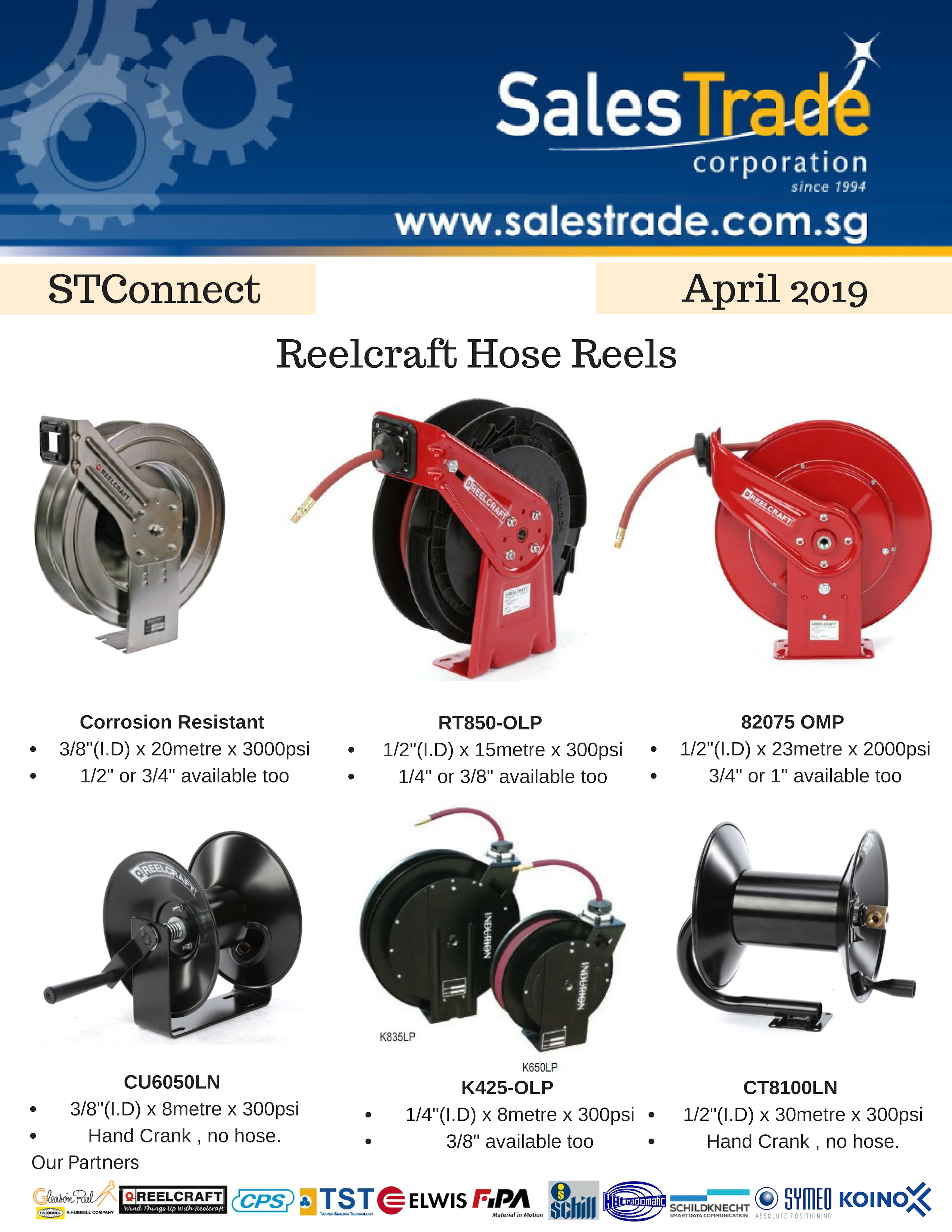 STConnect April – Hose Reels - Salestrade Corporation (S) Pte Ltd